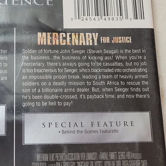 ๐ 3 for $10 ๐ Steven Seagal double feature 2 DVD set EUC (2007) - Picture 4 of 8